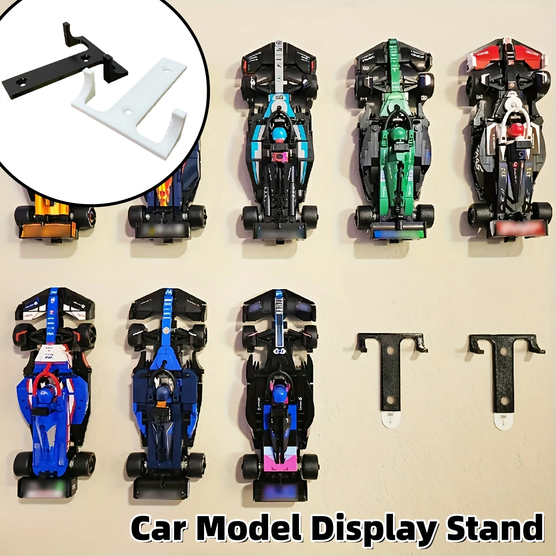 Victor Racket Jetspeed - 4pcs Car Display Stand Wall-Mounted Cars