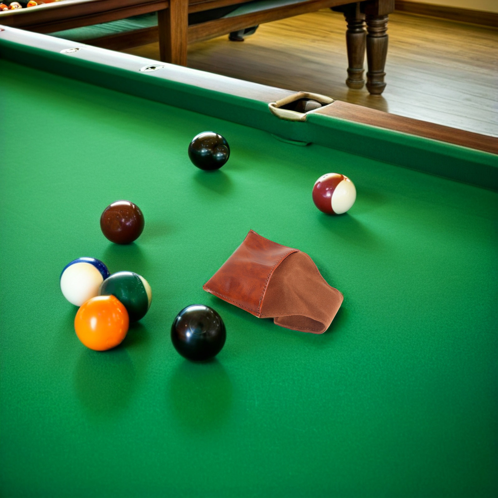 Portable Billiard Powder Bag B - Chalk Bag ulasan dan harga