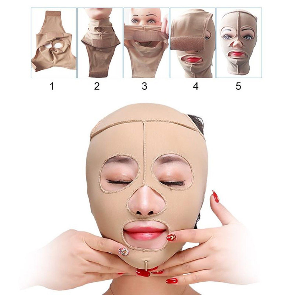 Premium Face Slimming Mask Ela - Lifting Belt ulasan dan harga