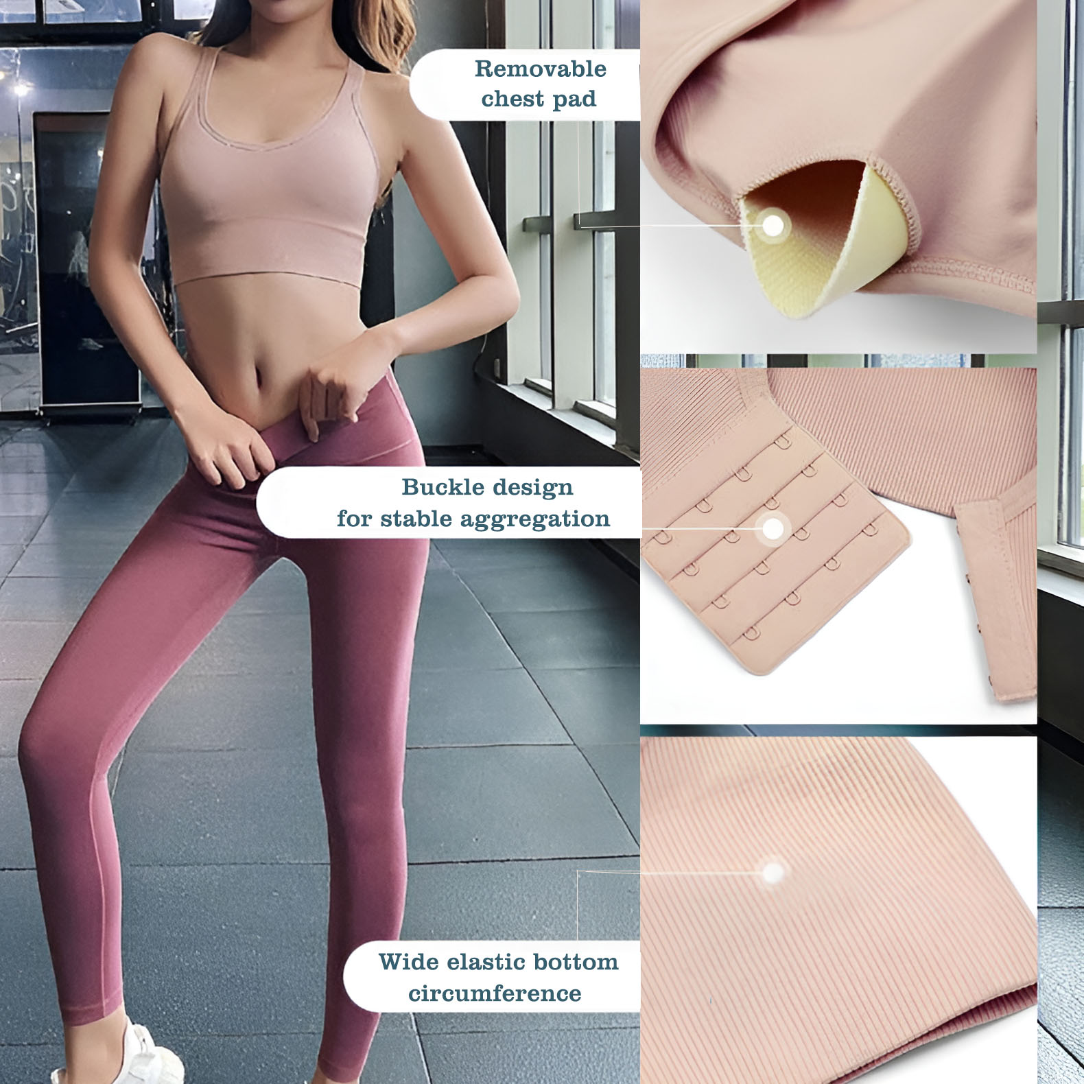Women's Cross Back Sports Bra  - Gymnastic Ring ulasan dan harga